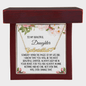 Daughter Gift, Heart Name Necklace: Someday When The Pages On My Life End...