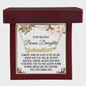 Bonus Daughter Gift, Heart Name Necklace: Someday When The Pages on My Life End...