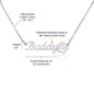 Custom Pet Memorial Gift, Paw Print Name Necklace: The Hardest Part Of Loving You...