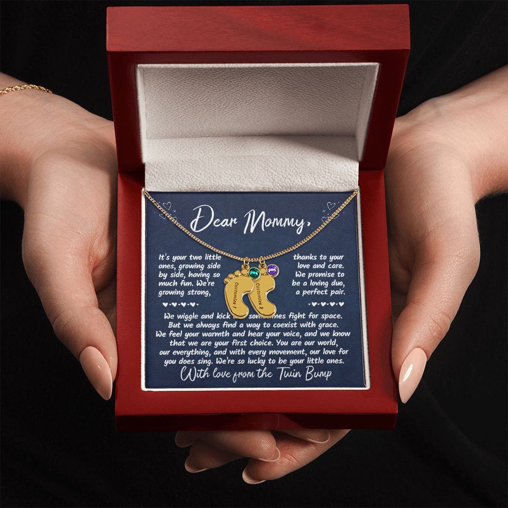 Gift For A Mom-to-Be: Dear Mommy, It's Your Two Little Ones...