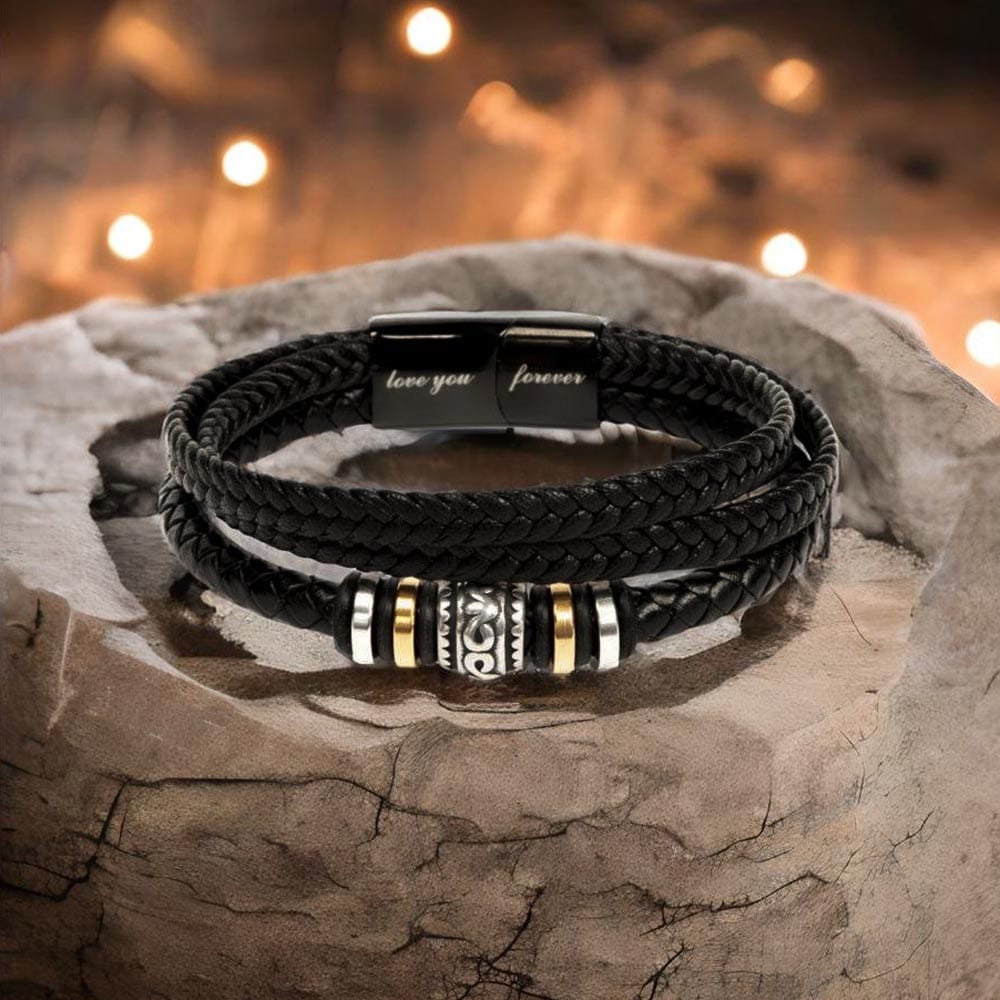 Boyfriend Gift, Love You Forever Bracelet: All I Want Is...