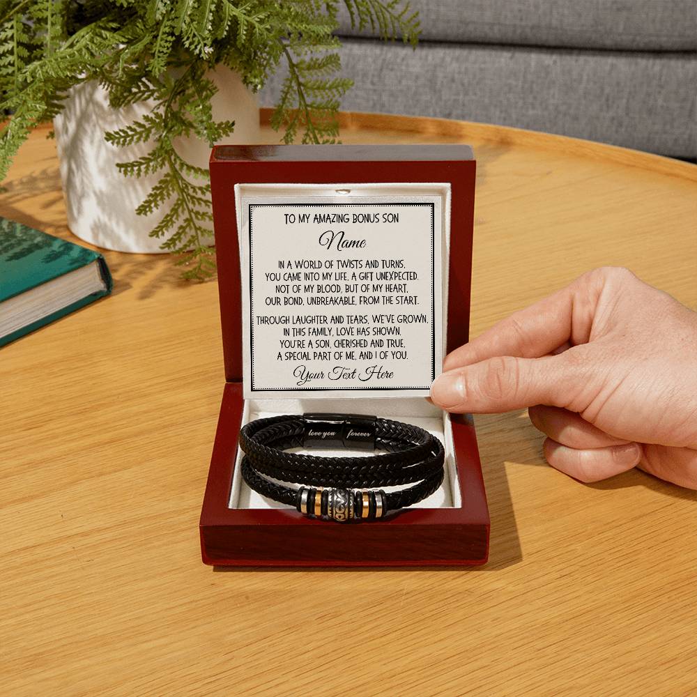 Bonus Son Gift, Love You Forever Bracelet: In A World Of Twists And Turns...