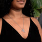 Mom Gift, Personalized Vertical Name Necklace (1-4 names): Thank You For A Beautiful Childhood...