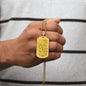 Gift for Him or Her, Engraved Dog Tag Necklace: Always Remember...
