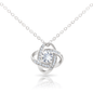 Gift For Boyfriend's Mom, The Love Knot Necklace: A Man Who Treats His Woman Like A Princess...
