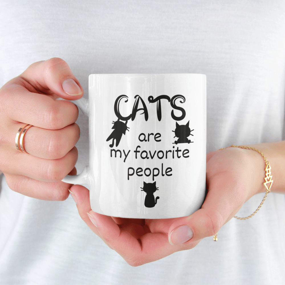 Cat, Coffee Mug: Cats Are My Favorite People