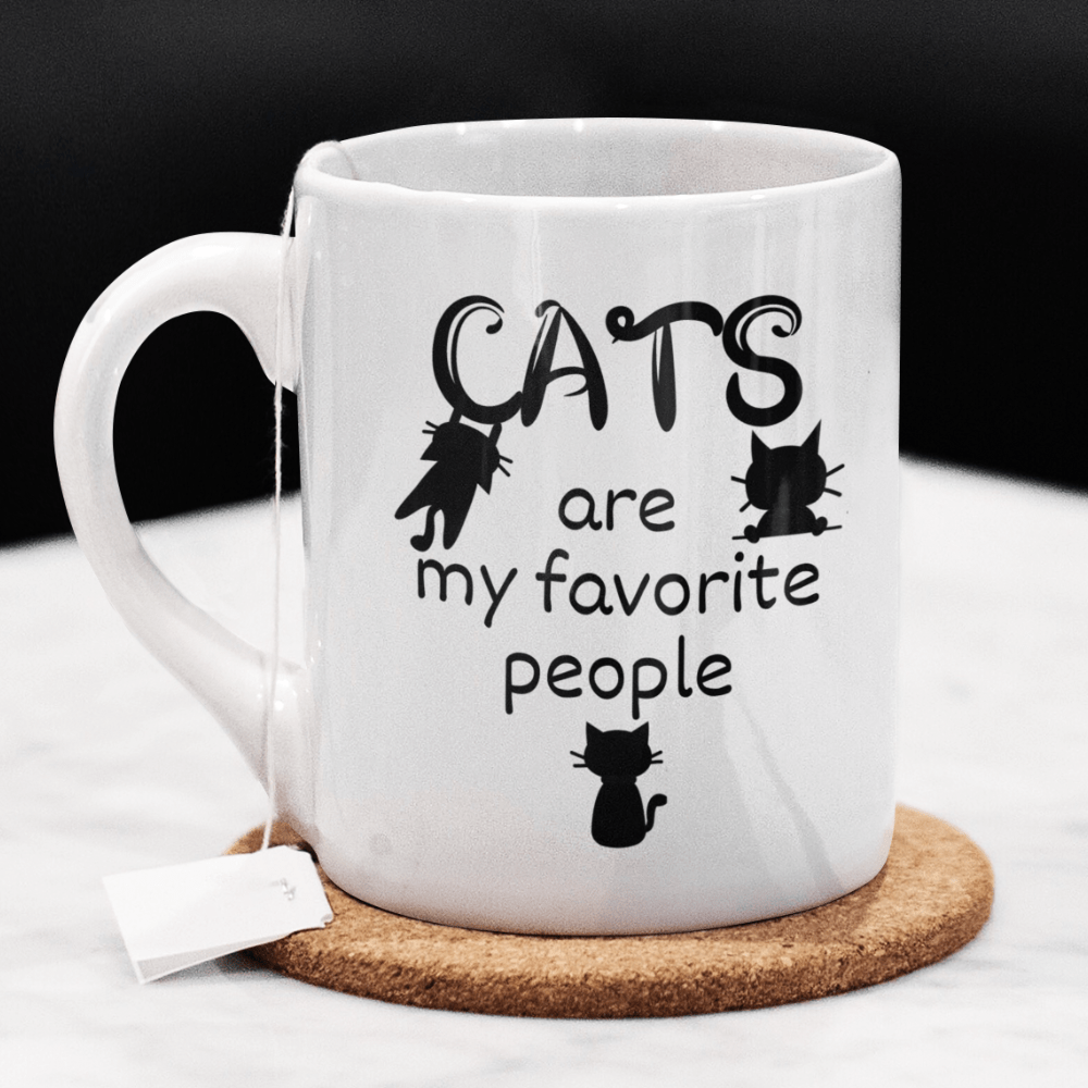 Cat, Coffee Mug: Cats Are My Favorite People