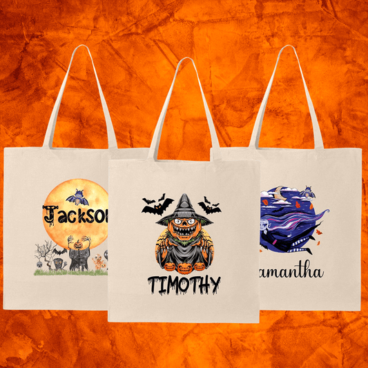Customizable Halloween Tote Bag