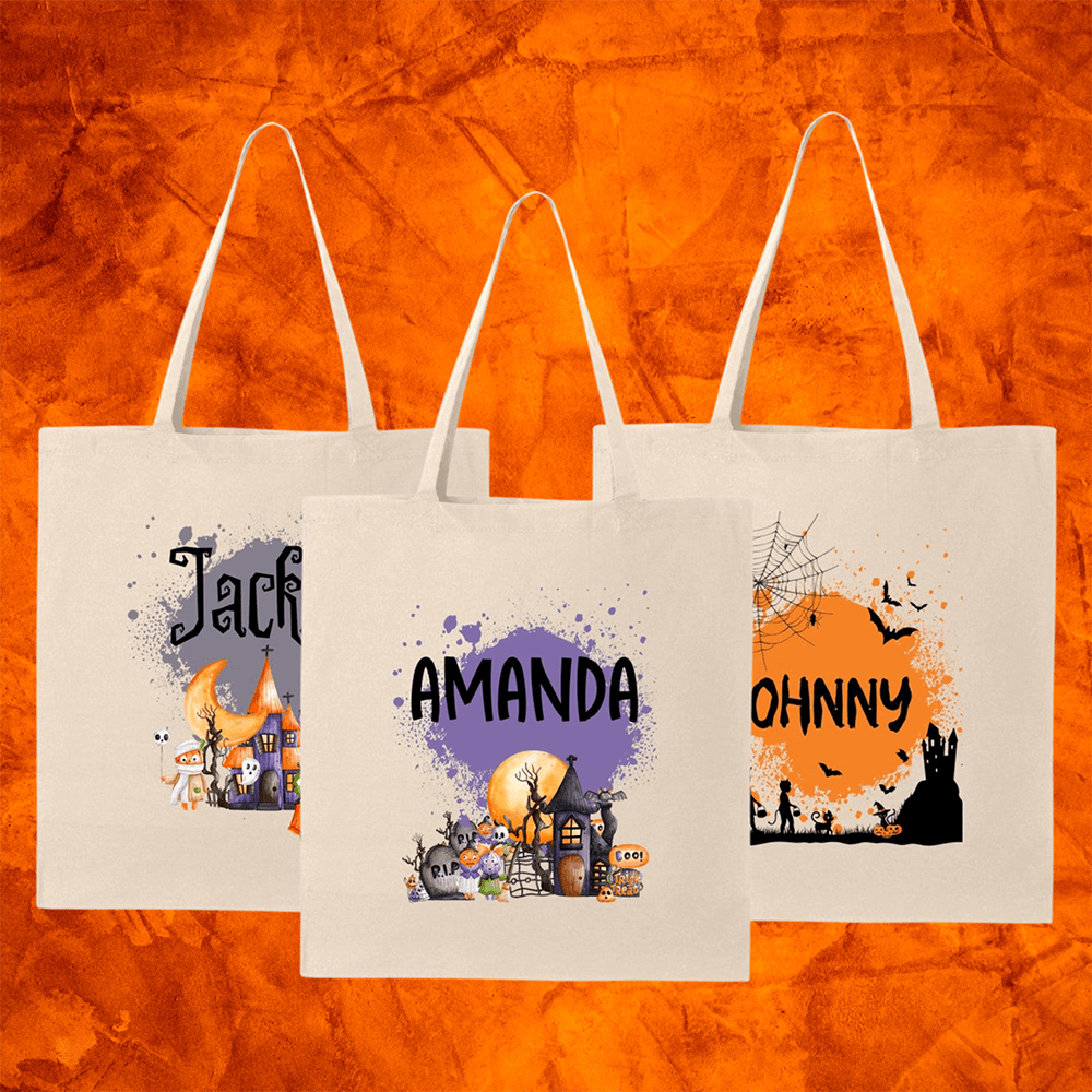 Customizable Halloween Tote Bag
