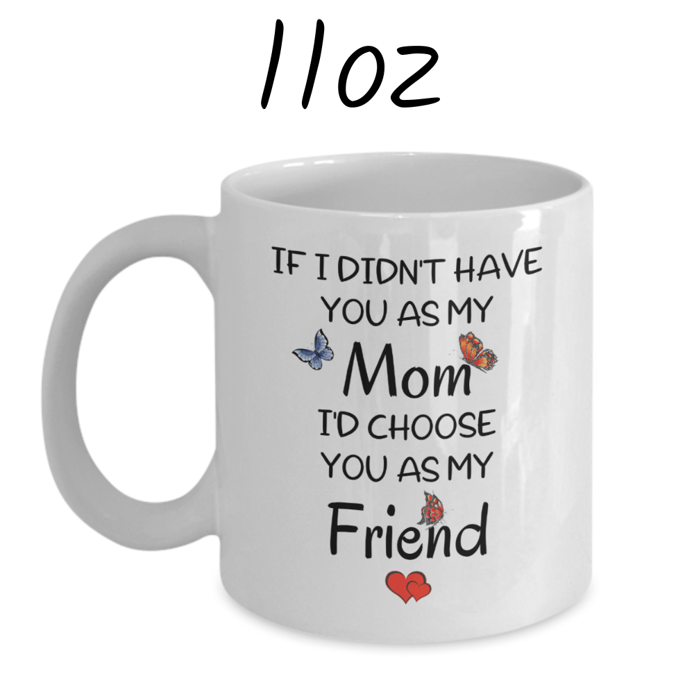 Mom Gift, Coffee Mug: If I Didn't Have You As My Mom...