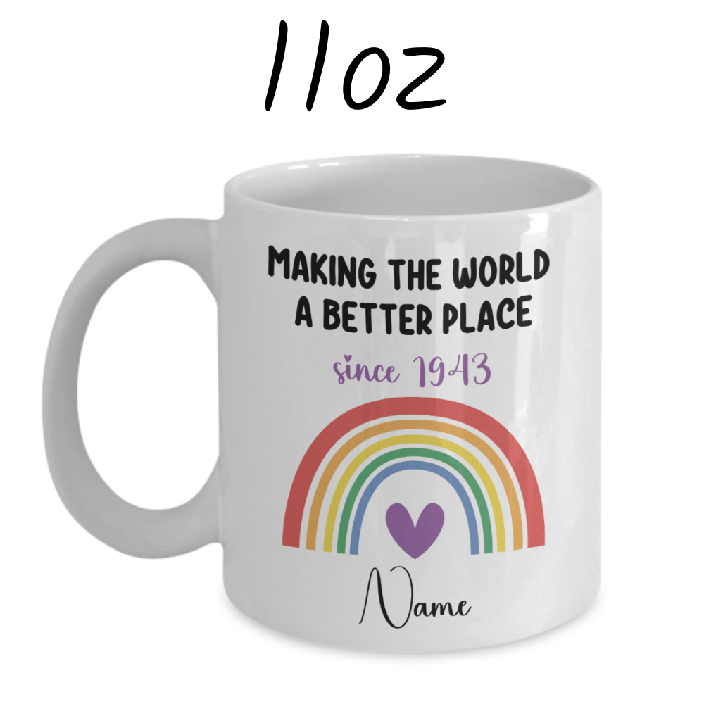 Birthday Gift, Custom Birthday Mug: Making The World A Better Place...