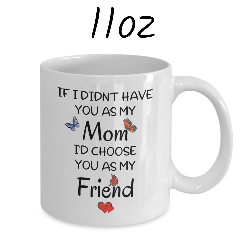 Mom Gift, Coffee Mug: If I Didn't Have You As My Mom...