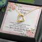 Wife Gift From Husband - Forever Love Heart Necklace: You're The Love Of My Life...