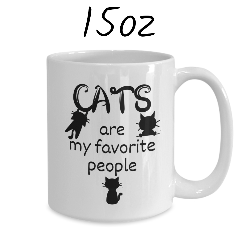 Cat, Coffee Mug: Cats Are My Favorite People