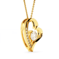 Wife Gift From Husband - Forever Love Heart Necklace: I Didn't Choose You, My Heart Did...