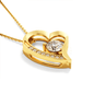 Wife Gift From Husband - Forever Love Heart Necklace: Happy Birthday