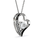 Wife Gift From Husband - Forever Love Heart Necklace: I Didn't Choose You, My Heart Did...