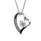Wife Gift From Husband - Forever Love Heart Necklace: I Didn't Choose You, My Heart Did...