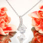 Gift For Mom From Son - Alluring Beauty Necklace: I Love You, Mom...I do