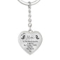 Gift For Mom, Heart Keychain: You Are The World...