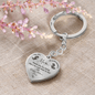 Boyfriend's Mom Gift, Heart Keychain: Happy Mother's Day