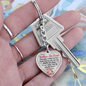 Gift For Mother-in-Law, Heart Keychain: The Only Thing Better....