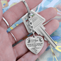 Bonus Mom Gift, Heart Keychain: Happy Mother's Day
