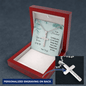 Gift For Husband, Artisan Crafted Cross Necklace: You Are The Love Of My Life...