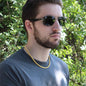 Gift For Son, Link Chain Necklace: Be A Warrior, Not A Worrier