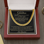 Grandson Gift From Grandma - Link Chain Necklace: Always Remember How Much I Love You...