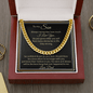 Gift For Son From Dad, Link Chain Necklace: Always Remember How Much I Love You...