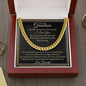 Grandson Gift From Grandpa - Link Chain Necklace: Always Remember How Much I Love You...