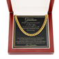 Grandson Gift From Grandma - Link Chain Necklace: Always Remember How Much I Love You...
