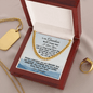 Grandson Gift From Grandpa - Link Chain Necklace: Never Forget That I Love You...