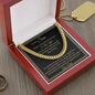 Gift For Son From Dad, Link Chain Necklace: Always Remember How Much I Love You...
