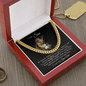 Gift For Son From Dad, Link Chain Necklace: Be Honest. Follow Your Dreams...
