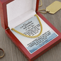 Grandson Gift From Grandma - Link Chain Necklace: Never Forget That I Love You...