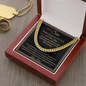 Gift For Son From Dad, Link Chain Necklace: Always Remember How Much I Love You...