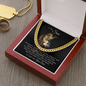 Gift For Son From Dad, Link Chain Necklace: Be Honest. Follow Your Dreams...