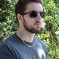 Gift For Son, Link Chain Necklace: Be A Warrior, Not A Worrier