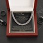 Gift For Son From Dad, Link Chain Necklace: Always Remember How Much I Love You...