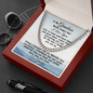 Grandson Gift From Grandpa - Link Chain Necklace: Never Forget That I Love You...