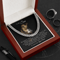 Gift For Son From Dad, Link Chain Necklace: Be Honest. Follow Your Dreams...