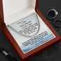 Gift For Son From Dad, Link Chain Necklace: Never Forget That I Love You...