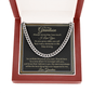 Grandson Gift From Grandma - Link Chain Necklace: Always Remember How Much I Love You...