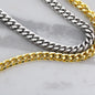 Gift For Son, Link Chain Necklace: Be A Warrior, Not A Worrier