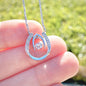 Gift For Boyfriend's Mom, Lucky In Love Necklace: You've Given Me A Gracious Man...