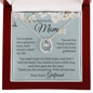 Gift For Boyfriend's Mom, Lucky In Love Necklace: You've Given Me A Gracious Man...