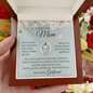 Gift For Boyfriend's Mom, Lucky In Love Necklace: You've Given Me A Gracious Man...
