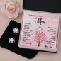 Gift For Mom From Son - The Love Knot Necklace & Earring Set: Who Needs Wishing Stars When I've Got You?...